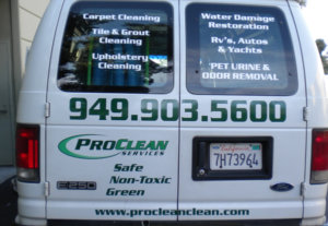 ProClean Services - Vehicle Signs Project from Signs from Starfish Signs and Graphics in Orange County