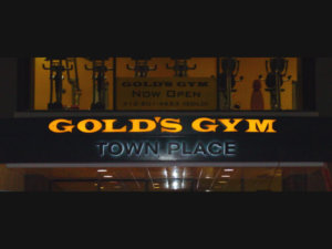 Gold Gym Gold's Gym Town Place Signs Project from Signs from Starfish Signs and Graphics in Orange County