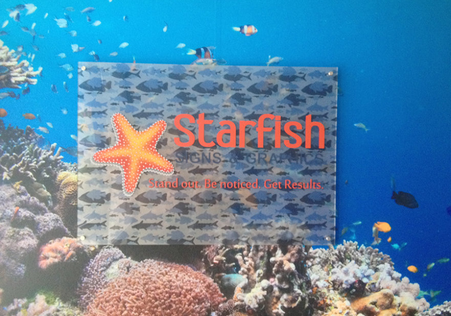 Starfish Signs & Graphics Lobby Graphic