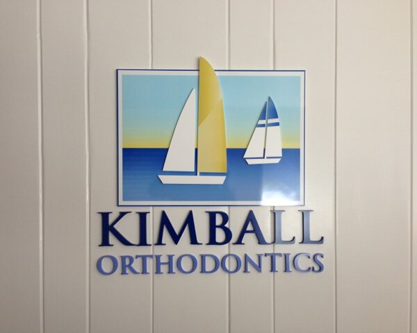 Kimball Orthodontics - Wall Signs Project from Starfish Signs & Graphics