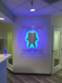Illuminated Lobby Sign, LED Illumination, Custom Lobby Sign
