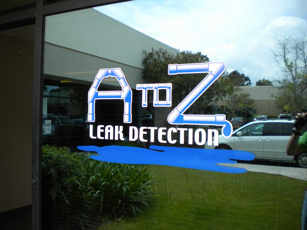 A to Z Window Signs from Starfish Signs & Graphics