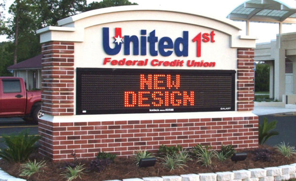 United-Federal-Credit-Union-monument-sign